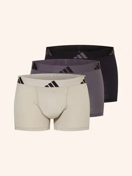Adidas Bokserki Active Flex Cotton 3 Szt. grau czarne