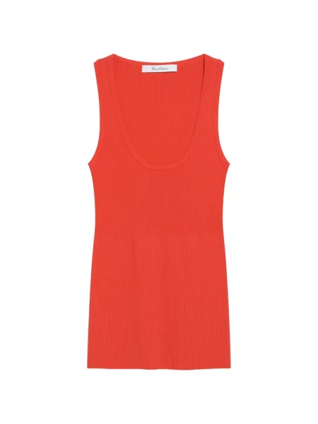 Top Max Mara tricotate portocaliu
