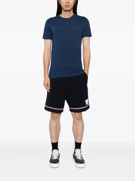 Polo Polo Ralph Lauren από ζέρσεϋ με στρογγυλή λαιμόκοψη μπλε