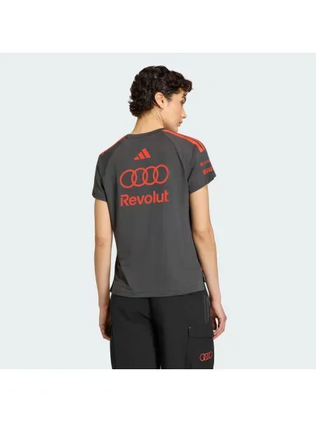 KOSZULKA Z KRÓTKIM RĘKAWEM AUDI REVOLUT F1 TEAM MECHANICS czarna