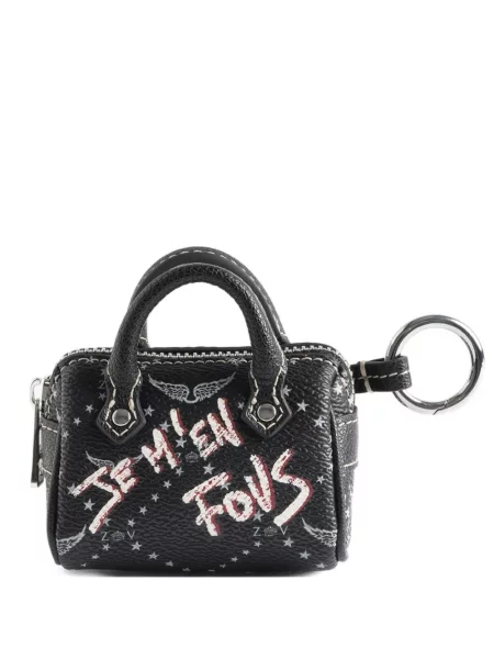 Geantă Zadig&voltaire cu imagine negru