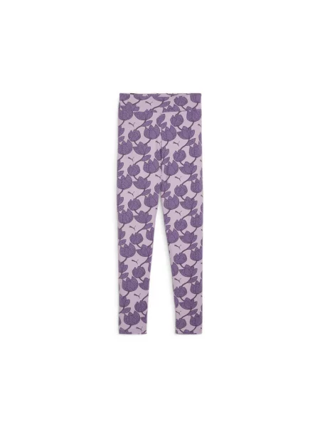 Legginsy Sportowe Dziewczęce Puma Ess+ Blossom Aop szare
