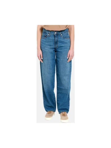 Szerokie jeansy Levi's niebieskie