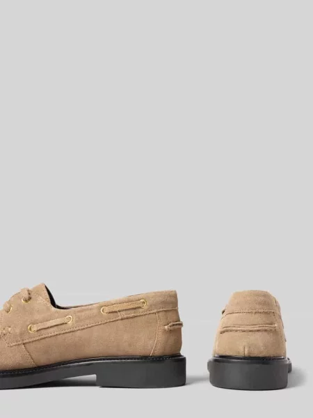 Steve Madden mokasyny zamszowe Rummored na płaskim beżowy