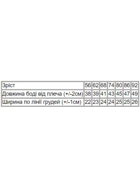Детское боди носи своє желтое