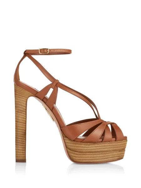 Sandale Aquazzura maro