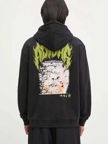 Adidas Majica dugih rukava Training Supply Fashion Death Metal crna