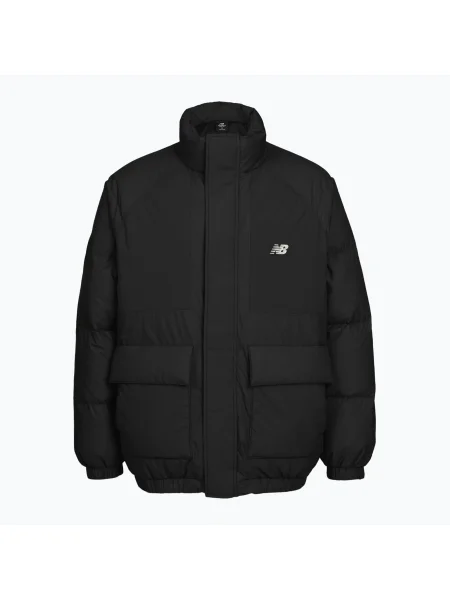 Péřová bunda New Balance NBX Academy Mix Down black černá