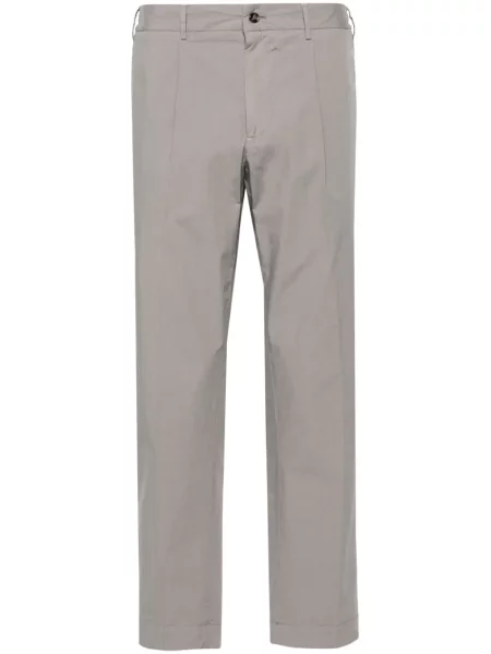 Zúžené chinos Dell'oglio šedé