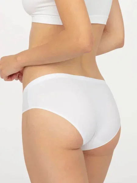 Женские однотонные трусики из микрофибры FIGI_GATTA_BIKINI_ULTRA_COMFORT білі