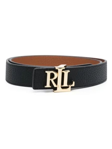 Curea Lauren Ralph Lauren din piele negru