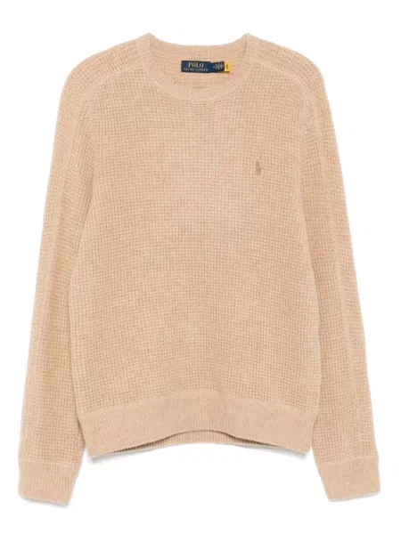Pulover Polo Ralph Lauren tricotate cu decolteu rotund verde