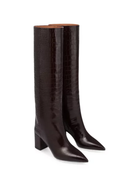 Botine Paris Texas din piele maro