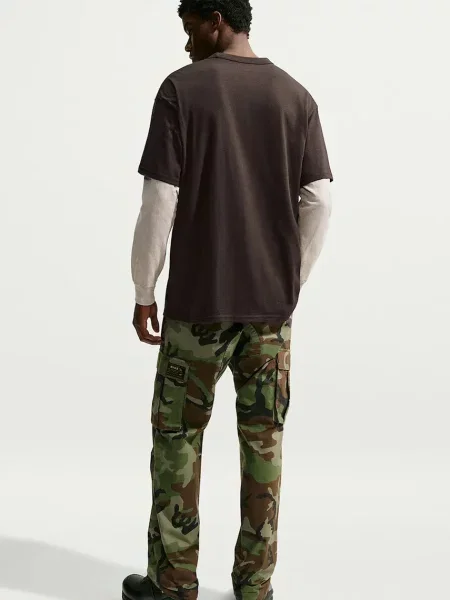 Nike Sportswear tričko pánske Premium Essentials hnedá