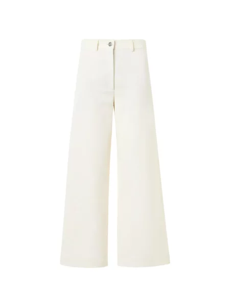 Pantaloni Akris alb