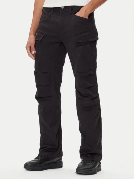 G-Star Raw Pantaloni din 3D Straight Fit negru