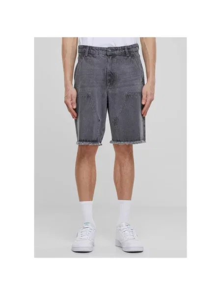Džínové šortky Uc Men šedé