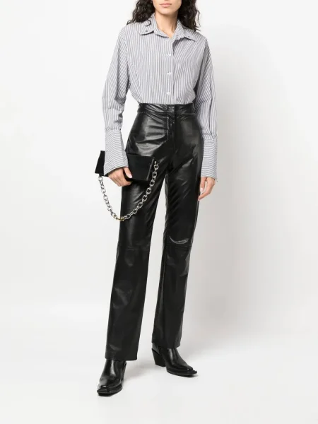 Pruhovaná košile Jean Paul Gaultier Pre-owned s potiskem bílá