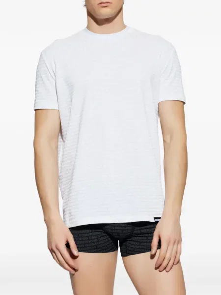 Tricou Dsquared2 cu imagine alb