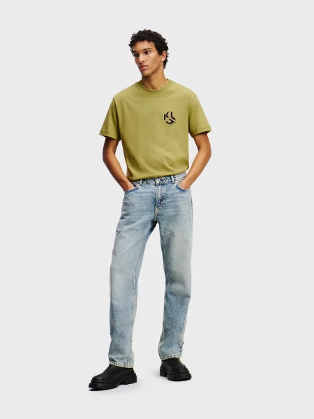 Прямые джинсы Karl Lagerfeld Jeans синие
