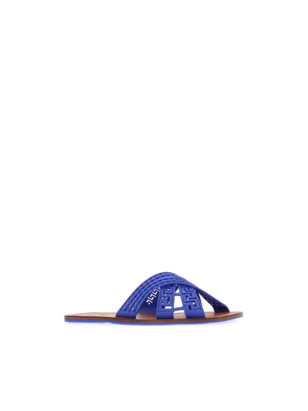 Klapki Versace niebieskie