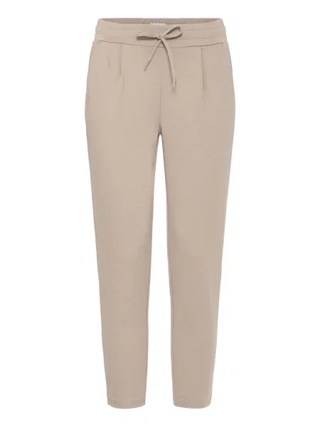 ICHI Pantaloni cutați IHKate taupe gri