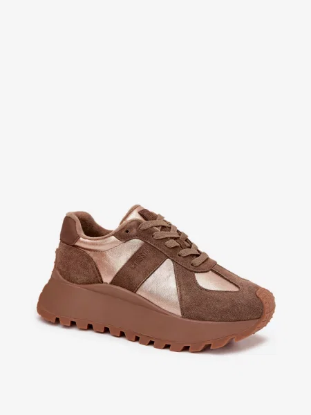 Izoliran superge Big Star Shoes s platformo bela