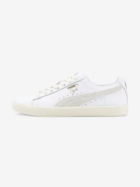 Kožené tenisky Puma Clyde biela
