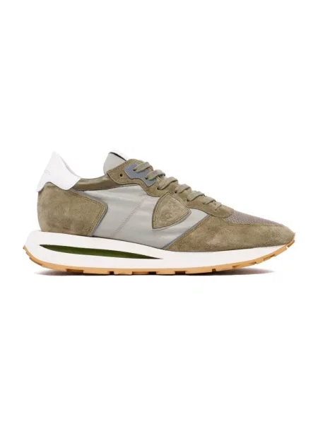 Sneakersy Philippe Model do biegania skórzane zielone