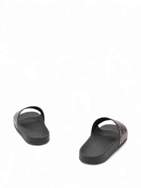 Pantofi loafer Boss cu autograf negru