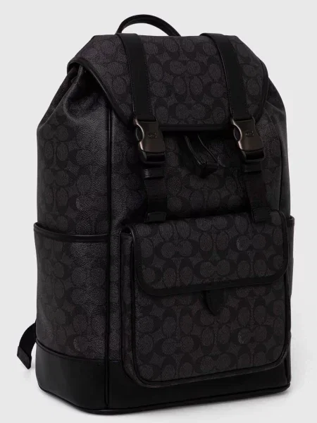 Рюкзак Coach великий візерунок чорний