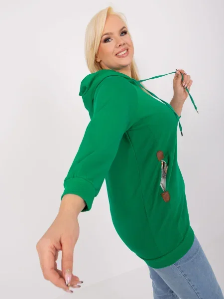Hoodie Fashionhunters zelena