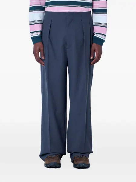 Pantaloni Lacoste din jacard gri