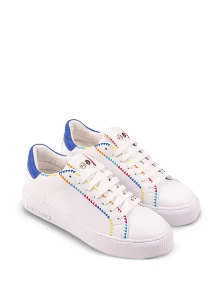 Sneakerși Hide&jack din piele alb