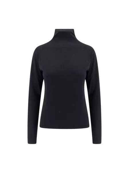 Lekki sweter The Row z długim rękawem czarny