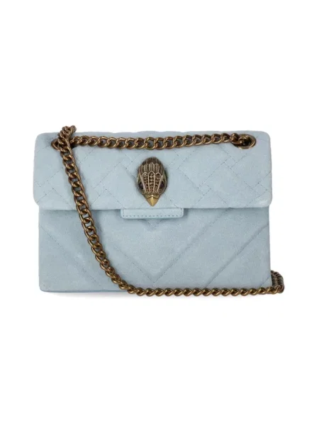 Torebka crossbody Kurt Geiger skórzana niebieska