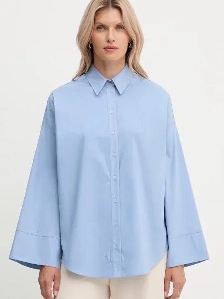 Twinset cămașă albastru