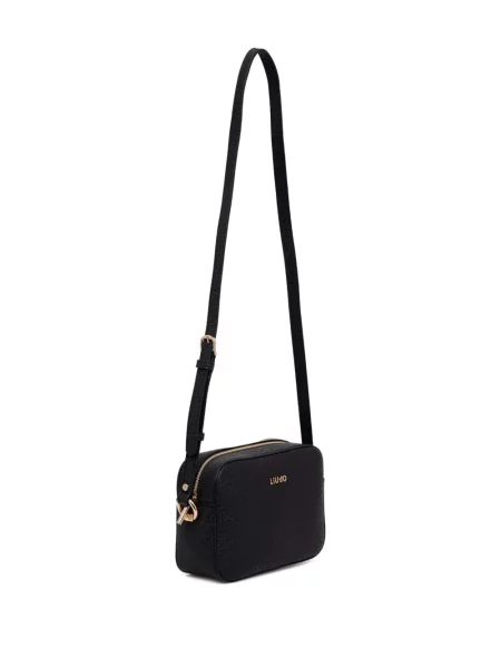 Crossbody kabelka Liu Jo s autogramem černá