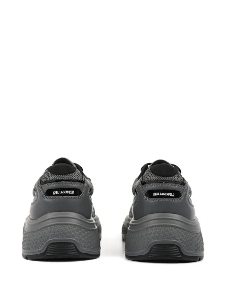 Sneakerși Karl Lagerfeld plasă chunky gri
