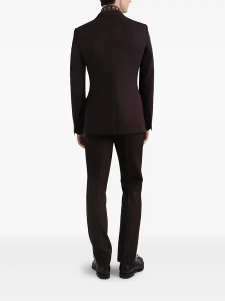 Cămașă Dolce & Gabbana cu imagine maro