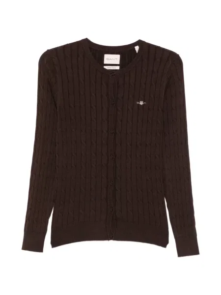Cardigan Gant tricotate maro