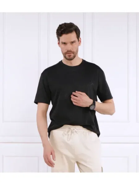BOSS GREEN Tricou Tee 14 01 negru