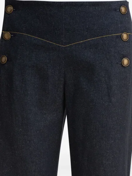 Pantaloni Ines De La Fressange albastru