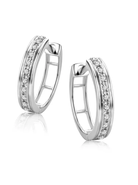 DIAMANT LETERNEL Naušnice srebro