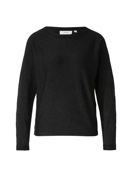 Dzianinowy sweter Comma czarny