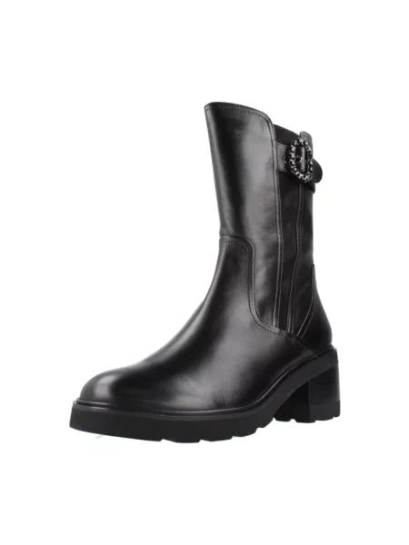 Buty do kostki Regarde Le Ciel skórzane czarne
