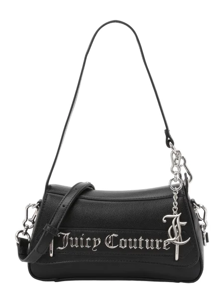 Juicy Couture Torba za čez ramo / srebrna črna
