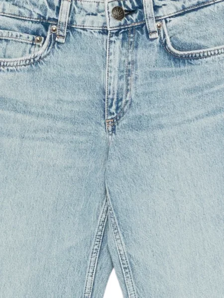 Pantaloni Rag & Bone cu 5 buzunare albastru