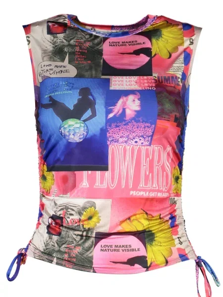 Top Desigual albastru