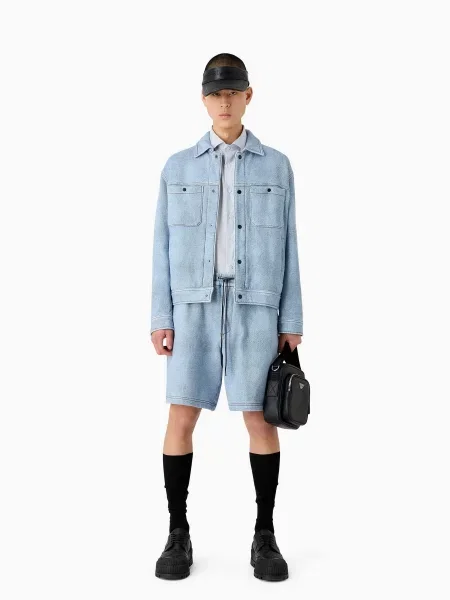 Emporio Armani Демісезонна куртка синій